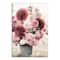 Nostalgic Blush Field Flowers 12" x 18" Canvas Wall Art